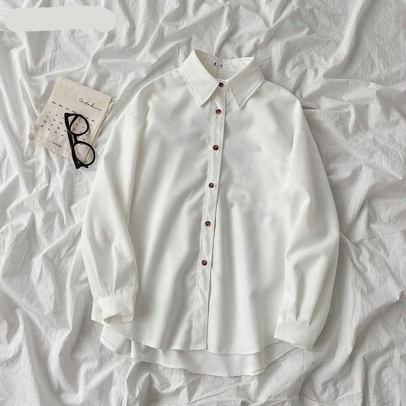 PURE WHITE BUTTON SHIRT