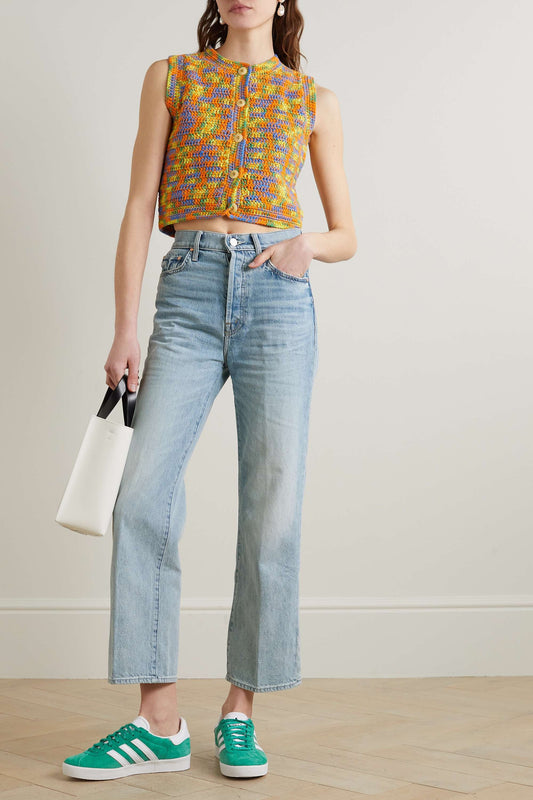 Light Wash Mom Fit